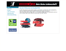 Tablet Screenshot of handball4life.de
